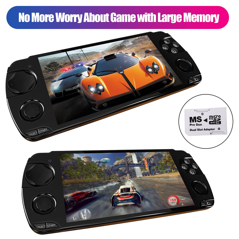 Cuziss Dual Slot MicroSD Micro SDHC Adapter Duo Pro Memory Stick Adapter for PSP Sony