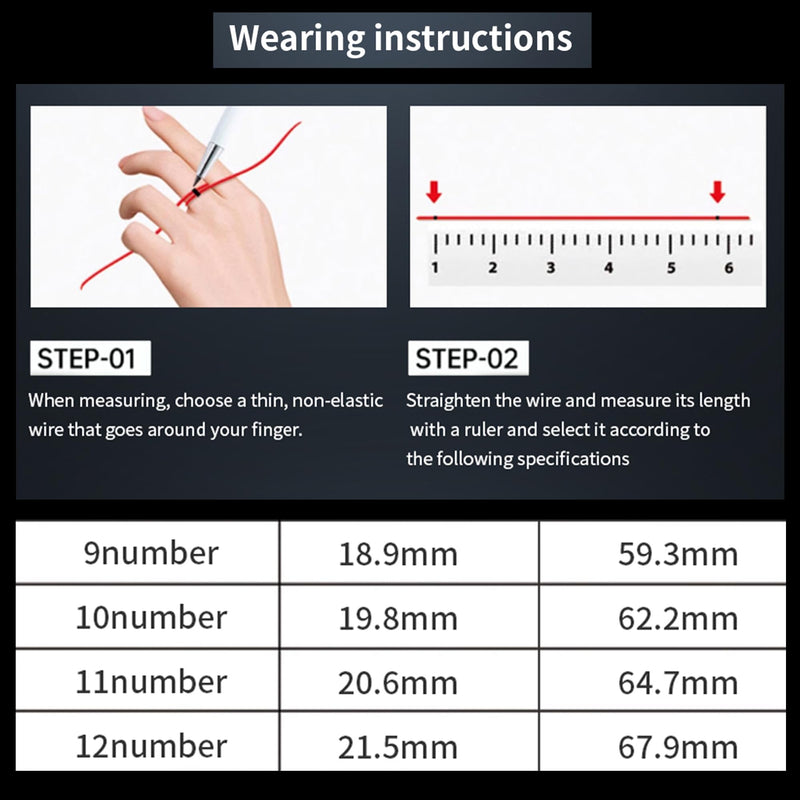 Smart Ring, No Subscription Fee, Heart Rate/Blood Oxygen/Sleep Monitor, Pedometer,IP68 Waterproof Fitness Tracker for iPhone &Android Black 9