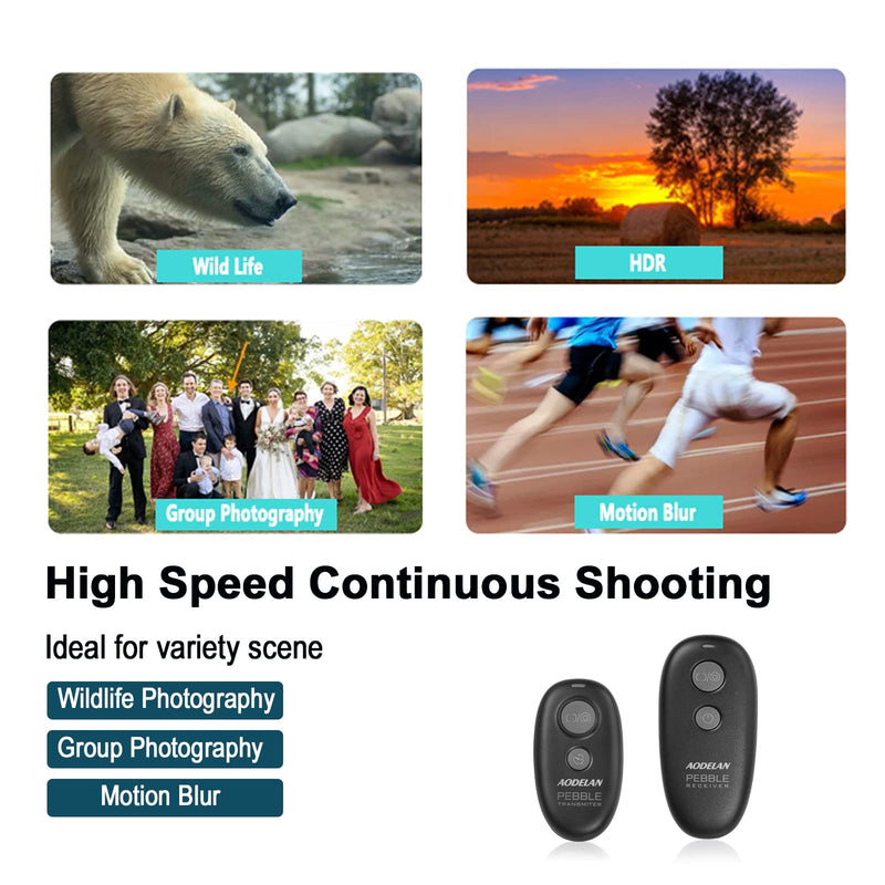 [AUSTRALIA] - Camera Wireless Remote Shutter Release, Camera Remote Control for Nikon D5000 D5100 D5200 D5300 D5500 D90 D7000 D7100 D7200 D800 D810 D850 D700 D500 D300 