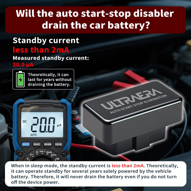 Auto Start Stop Eliminator for Ford F150 2015 2016 2017 2018 2019 2020 Turn Off Idle Engine Stop Start System Disabler Easy Install OBD Connect Plug Play Accessories 2015-2020 F150