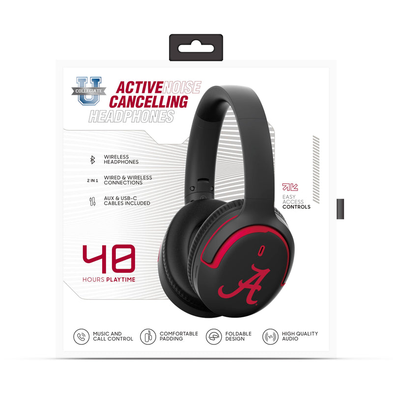 ‎SOAR Collegiate Active Noise Cancelling Over The Ear Headphones, Purdue Boilermakers