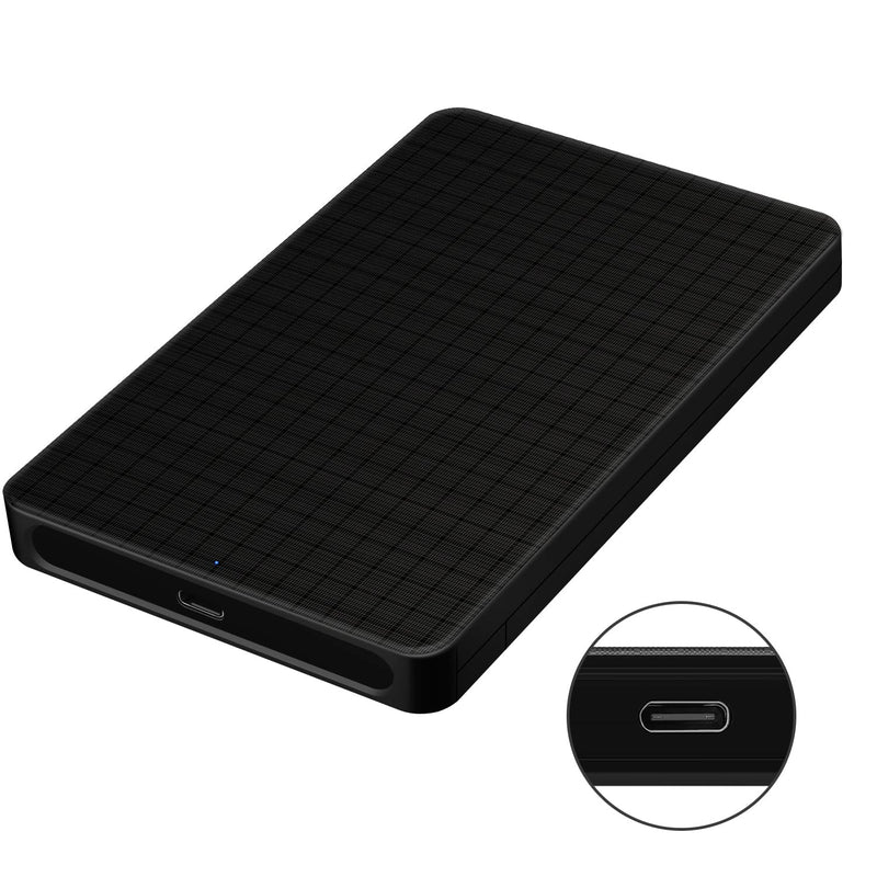 2.5 inch Hard Drive Enclosure USB 3.0 to SATA III for SSD & HDD 9.5mm 7mm External Hard Drive Disk Case Compatible for WD Seagate Toshiba Samsung Hitachi