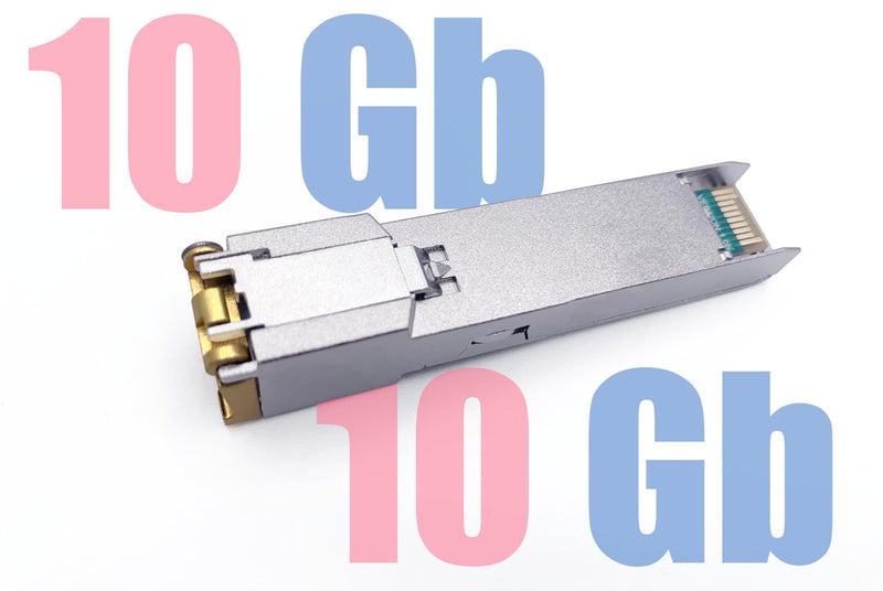 Elfcam® - 10G SFP+ Transceiver Module with RJ45 Port, 10Gb SFP+ Module 10Gbase-T-30m 10Gbase-T, 30m