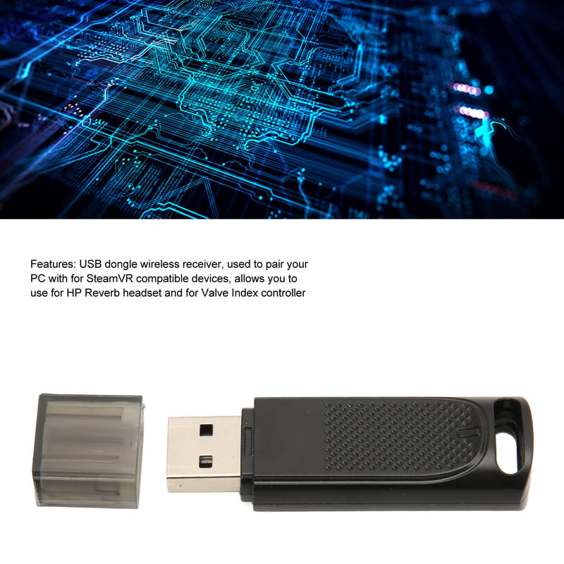Steam VR USB Dongle Receiver, SteamVR Wireless Receiver Dongle for Valve Index Controllers, Vive Tracking Device, Vive Controllers,VR Ink Pilot, N7R Tracking Device