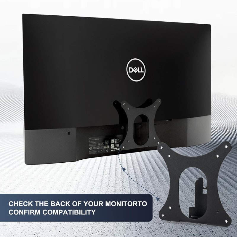 JUNBOMAYI VESA Mount Adapter Compatible with Dell Monitors, VESA Adapter for Monitor S2318H, S2218H, S2319NX, S2419NX, S2718H, S2719H, S2719HN, SE2219H, SE2419HR, SE2419HX, SE2719H