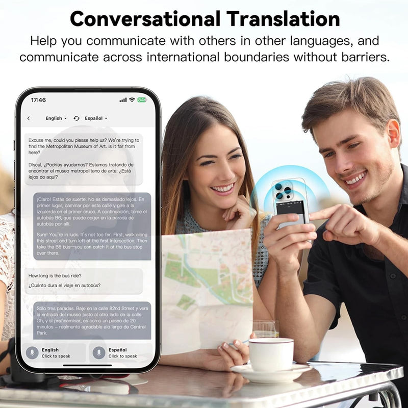 64GB Voice Recorder with APP Control, 138 Languages Translation, Smart Noise Reduction for Meetings/Lectures/Interviews, Portable Magnetic Design