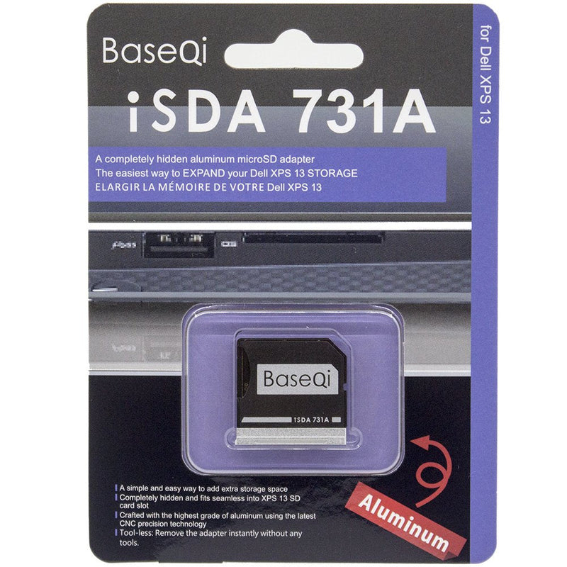BASEQI Aluminum microSD Adapter for Dell XPS 13"