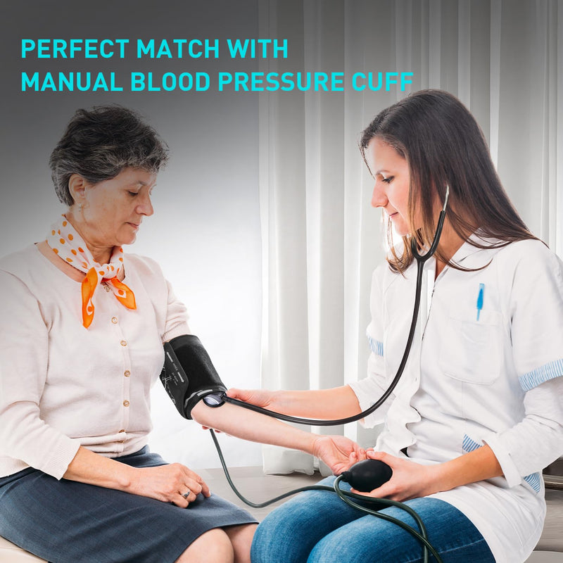 [AUSTRALIA] - SCIAN Stethoscope Single Head Cardiology Stethoscopes for Nurses, Doctors and Nursing Students, Ideal for Blood Pressure Monitoring, Home Diagnostics, Medical Supply, Black 