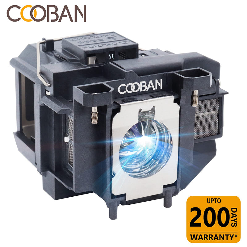 COOBAN ELPLP67 /V13H010L67 Replacement Projector Lamp Bulb with Housing for Epson PowerLite Home Cinema 750HD 710HD 500 600 EX5210 EX7210 EB-X11 EB-X14 EX3210 EX3212 EX6210 H429A H433A H518A MG-850HD