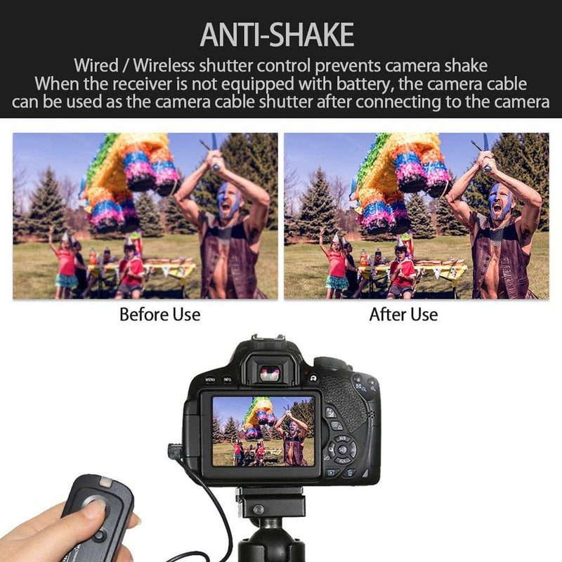 [AUSTRALIA] - Pixel 2.4GHz Digital Wireless Remote Shutter Release oppilas E3 for Canon, Pentax, Samsung, Contax, Sigma and Hassleblad Cameras, Replaces Canon RS-60E3 