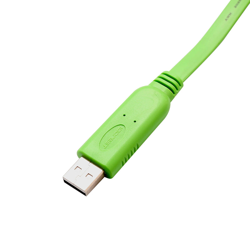 USB 2.0 to RJ45 RS232 Cisco Console Routers Switches Servers Cable FTDI 1.8M SI-ADA24048