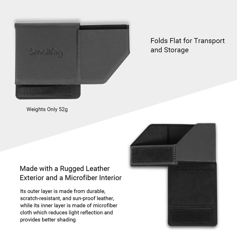 SmallRig Screen Hood Sun Hood Sunshade for Sony Alpha 7 IV / A7S III / A7C / A7CR / A7C II/ZV-E1 / ZV-E10 / ZV-1F / ZV-1 II/ZV-1 / FX3 Camera - 3206