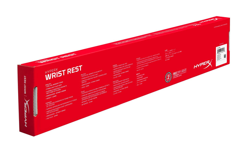 HyperX Wrist Rest - Cooling Gel - memory Foam - Anti-Slip - Ergonomic - Keyboard Accessory Full Size
