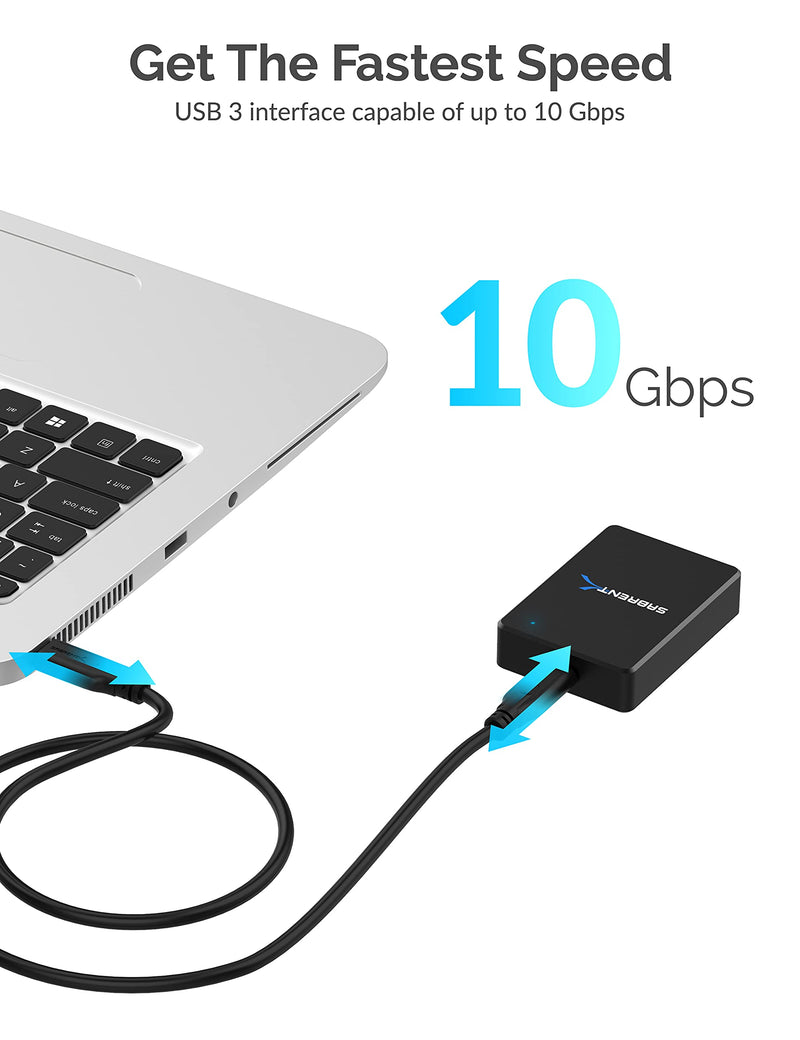 SABRENT CFexpress Type B Card Reader with USB 3.2 10Gbps (CR-CFER) CFexpress Type-B