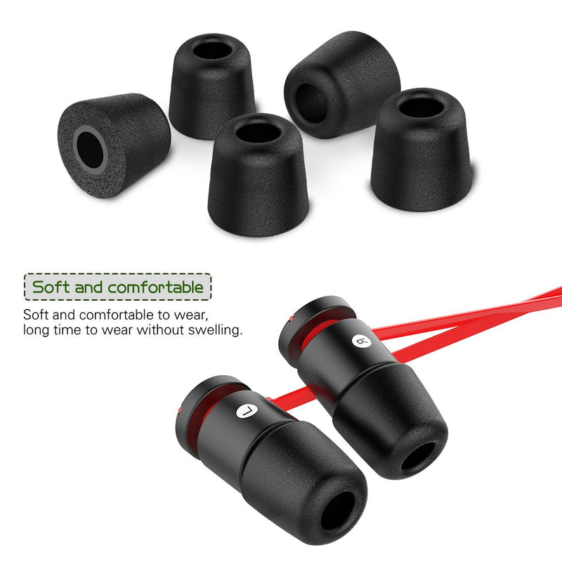 [6 Pairs] Earphone Tips New Bee 12pcs Premium Replacement Earbud Tips & New bee Bluetooth Earpiece V5.0