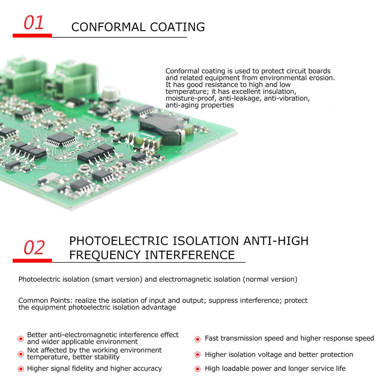Current Signal Conditioner, 0-10V to 0-10V Highly Reliable Signal Isolator for 2- or 3-Wire Transmitter