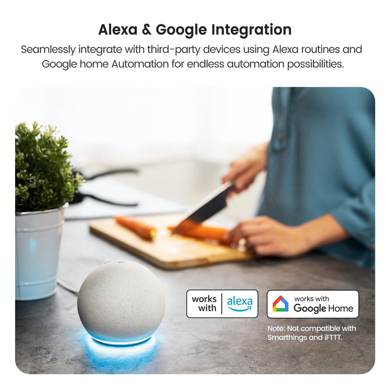 TREATLIFE WiFi Presence Sensor 1 Pack, 24G mmWave Radar Smart Motion Sensor Wired, Support Alexa/Google Home, Real-time Human Occupancy Sensor, No Hub Required