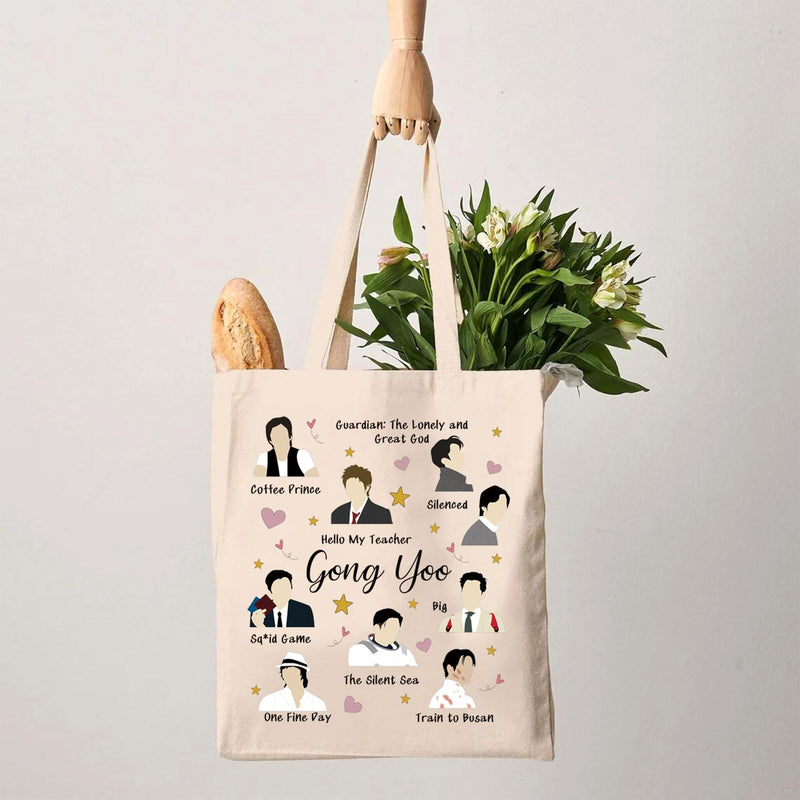 G2TUP Actor Inspired Gift Gong Y Tote Bag Korean Drama Lover Handbag South Korean Culture Gift Gong Y Tb