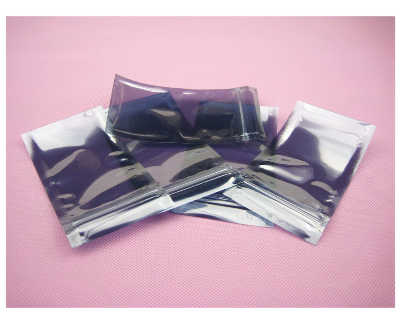 TOJYXSY 100 PCS ESD Antistatic Bags Multi Sizes Inner 1.5 x 2.8 Inch (4x7cm) Electronic Device Laptop Cases Shielding Packing Zipper Pouches 1.5 x 2.8 Inch - 100 PCS