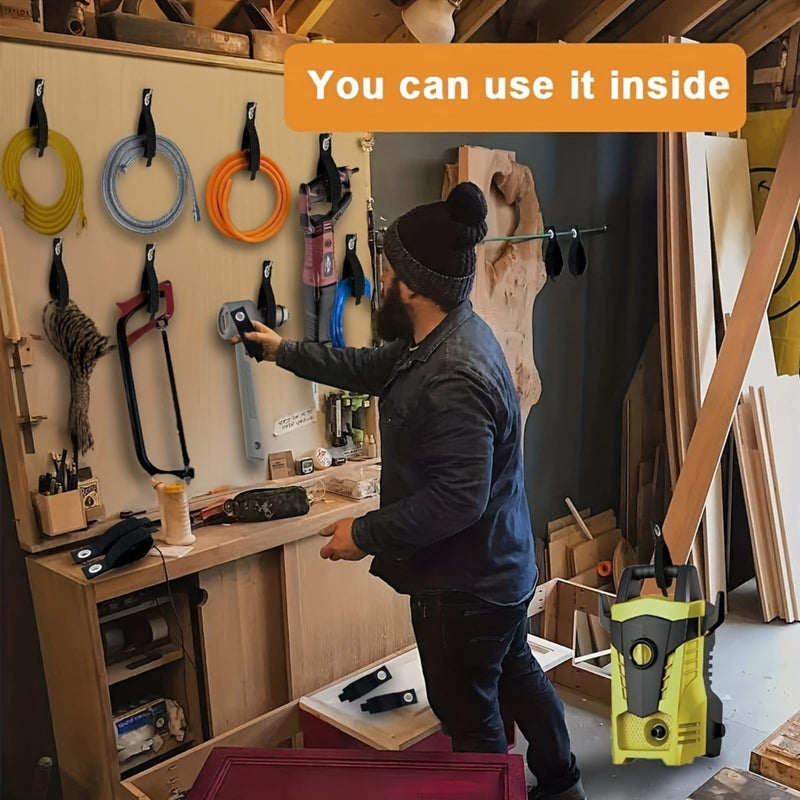 3pcs Extension Cord Holder Organizer, Storage Straps for Garden Hose Storage and Garage Wall Organization