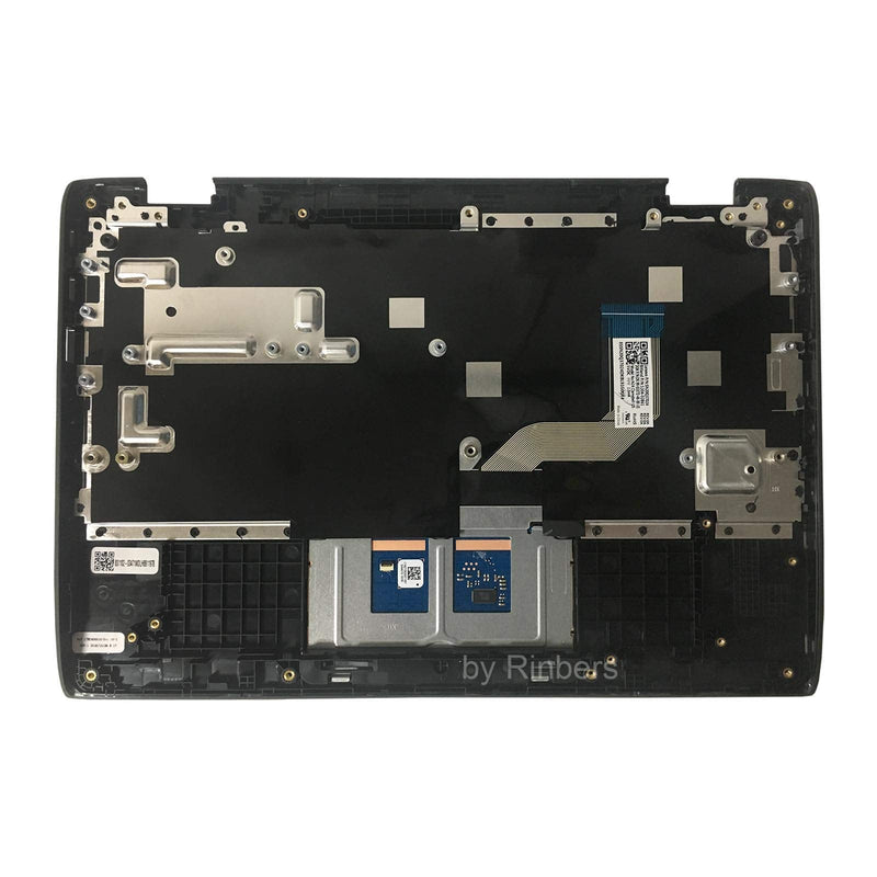 Laptop Palmrest Upper Case with US Keyboard and Touchpad Assembly Replacement for Lenovo Chromebook 11 100e 81ER 5CB0R07036 (Not for 100E 2nd Gen)
