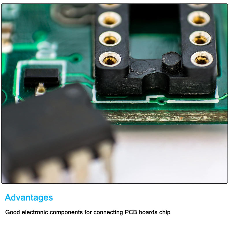 [AUSTRALIA] - QUARKZMAN 12pcs DIP IC Chip Socket Adapter 2.54mm Pitch 32 Pin Gate Soldering Flat Circuit Chip 