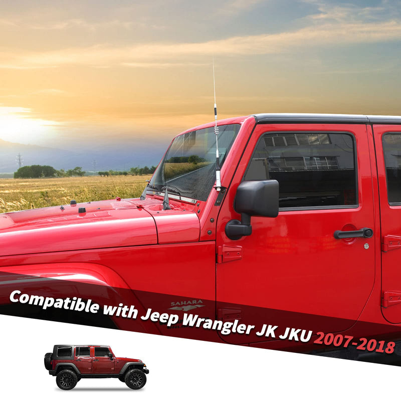 [AUSTRALIA] - A Pillar CB Antenna Mounting Bracket for Jeep Wrangler JK JKU 2007-2018, Driver's Side 