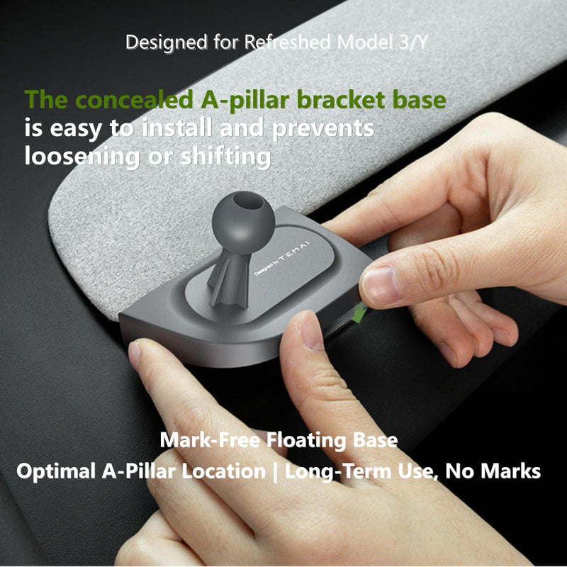 Persevere for Tesla Phone Mount Model 3 Highland 2024-2025 & Model Y Juniper 2025, 15W Qi2 Wireless Charger Strong Magnetic Holder, Fixed Driver Left Air Vent for 4-6.9" Smartphones, Anti-Slip Model Y Juniper 25 / Model 3 Highland 24-25