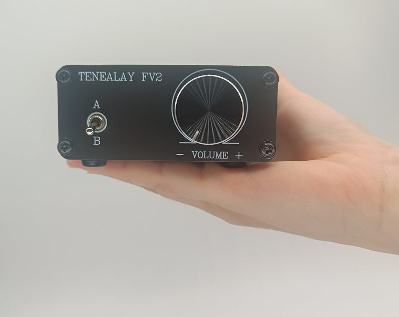 [AUSTRALIA] - HiFi RCA Passive Preamp Stereo Audio Preamplifier with Volume Control, A/B Audio Switch selector FV2 