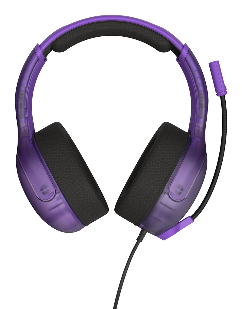 [AUSTRALIA] - Turtle Beach Airlite Fit Wired Gaming Headset: Officially Licensed for Nintendo Switch, Nintendo Switch Lite & OLED Model - Flip-to-Mute Mic, Over-Ear Comfort Cushions, 40mm Speakers - Ghost Purple 