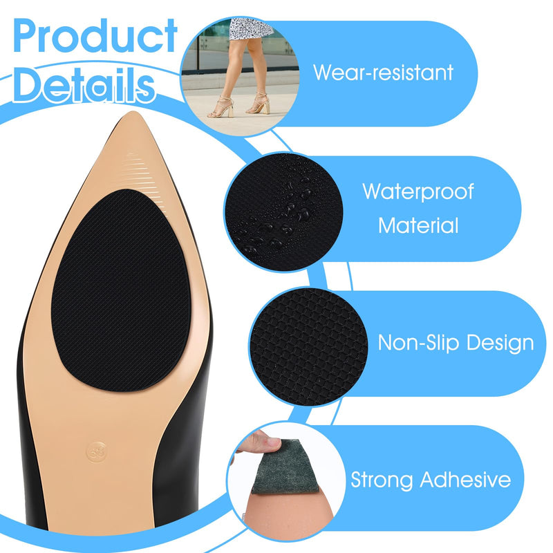 Sticky Anti-Slip mat Non-Slip Rubber Tape Sticky mat 4pcs Soundproof Pad | Universal, Car Dashboard, Adhesive Waterproof, Cuttable, Heat Resistant Sheet, for Safer Handle & Surface 6