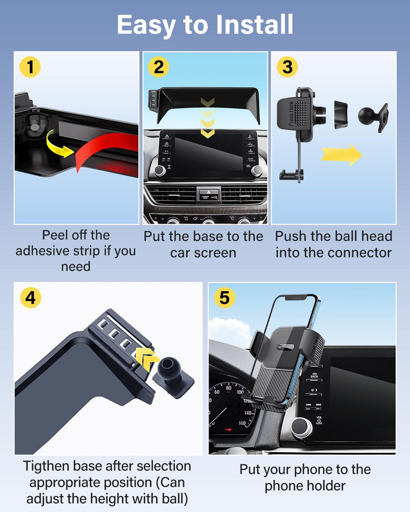 SKYLOTEC Dual Phone Holder for MINI Cooper R56 2007-2013 Accessories | Dashboard MINI Cooper Phone Mount Accessories, for iPhone Smartphones, Not Block Air Vent, Not for R60, Countryman