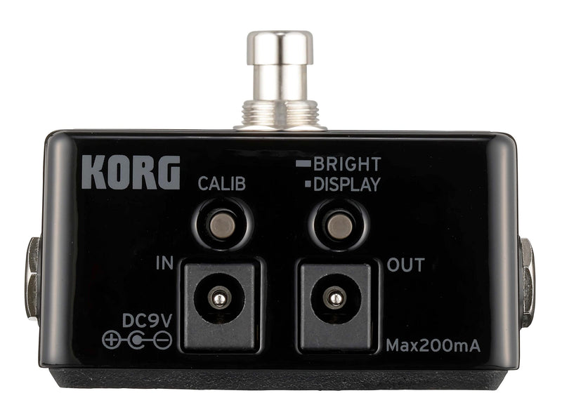 Korg Pitchblack X Chromatic Guitar Pedal Tuner w/ Four Display Modes and High Visibility Display (PBX) PBX