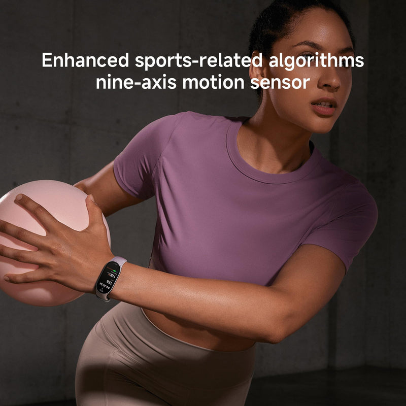XIAOMI Mi Smart Watch Band 10, 5ATM Waterproof Fitness Step Tracker Sports Digital Smart Watch Health Band for Men Women, 1.72" AMOLED Display, 150+ Sports Modes 24/7 Sleep Monitor (Black) Black