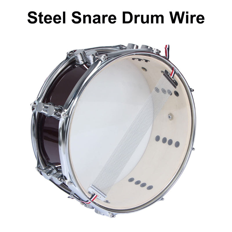 [AUSTRALIA] - Silver 20 Strands Steel Snare Drum Wire Springs Drum Accessories for 12 Inch Snare Drum Pack of 3 