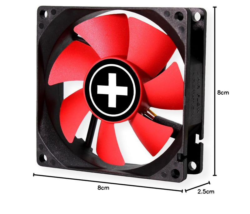 Xilence XILENCE 80*80 Performance C (XF037), Black, 80 mm 3PIN