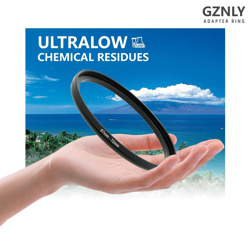 46mm to 52mm Step-up Adapter Rings Filter Adapter Black Metal Step Down Filter Ring Adapter Compatible with All Brand UV CPL ND Camera Lens Filter Stepping Rings (46mm-52mm) 46mm-52mm