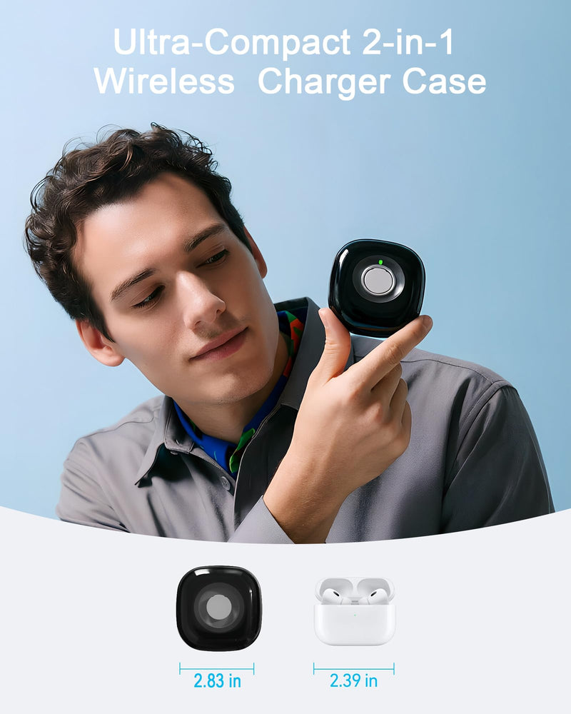 búsqueda Portable Charging Case Compatible with Oura Ring 4 Charger, Fits Gen 4, Up to 10 Ring Charges, Compact Travel Protective Case, Black (Official Charger NOT Included)