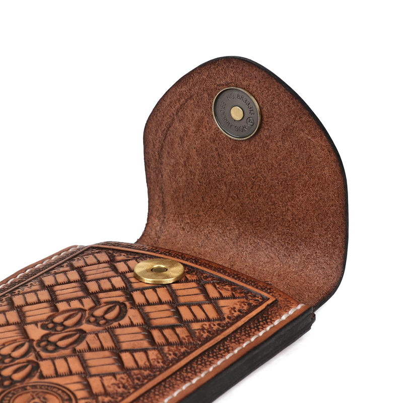 Leather Cell Phone Belt Holster EDC Case Fit for iPhone 17 16 15pro,Pixel | Angled, Horizontal, Vertical Carry,Bottom Push-Hole, Charge Port, Fits Iphone 12–17 Pro, Pixel 10a/10 Pro, Samsung S23/S24
