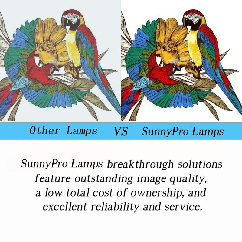SunnyPro V13H010L57 Projector Lamp ELPLP57 Compatible for Epson BrightLink 450WI Brightlink 455Wi BrightLink 455WI-T EB-450WI EB-455WI EB-460 EB-460i EB-465i H318A H343A Powerlite 450W Powerlite 460