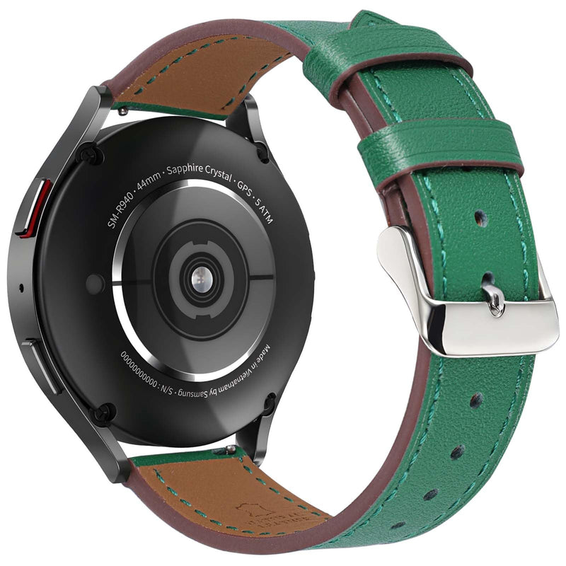 22mm Premium Italy Leather Watch Bands Compatible with Samsung Watch 3 45mm,Galaxy 46mm, Gear S3 Frontier, Quick Release Wear-resistant Leather Watch Straps Three bundled products
