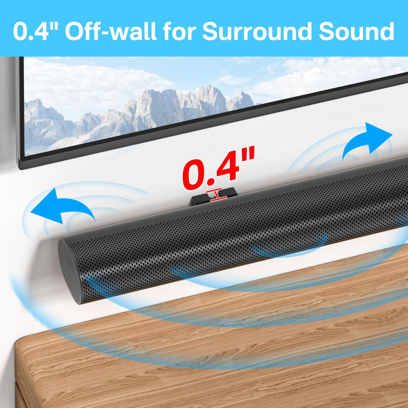 Soundbar Mount Compatible with Sonos Arc Soundbar Mount Black- Floating Wall Mount for Sonos Arc Wall Mount Under TV Saving Space, Metal Mounting Bracket for Sonos Arc Sound bar Mount Easy to Install For Arc Mount