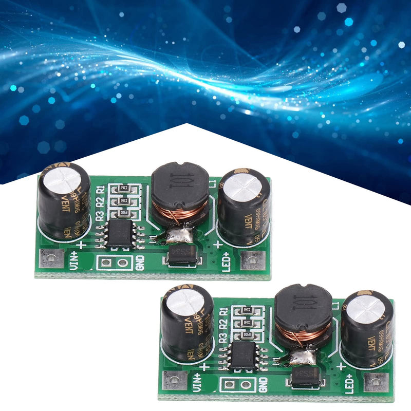 6pcs PWM Dimmable LED Driver Module 700mA Constant Current Controller DC 5-35V Input Voltage for 2W/3W LED Modules, Default