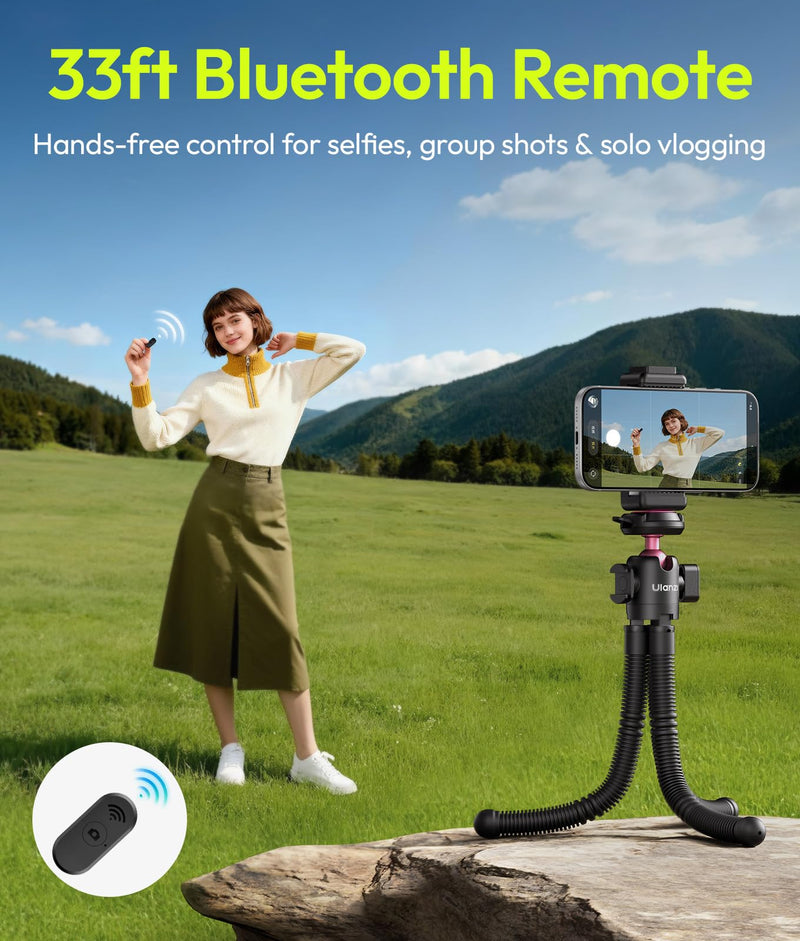 ULANZI Camera Tripod W MT-91 Flexible Octopus Tripod for Phone