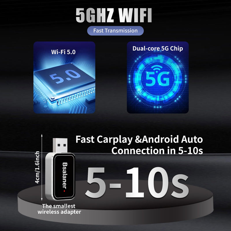 Car TV Mate Pro with Wireless Car Play Adapter, 2 in 1 HDMI Multimedia Adapter