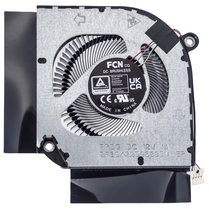Laptop CPU+GPU Cooling Fan for Acer Predator Helios 300 PH317-55 PH315-55 PH317-56 Nitro 5 AN515-58 AN517-55 N22C1 AN515-58-51R3 AN16-41 AN16-51 AN17-41 AN17-42 N23Q4 Series FPDG FPDH 12V