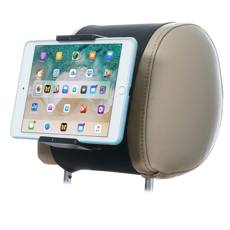 TFY Swivel Car Headrest Mount Holder for Switch for Car Swivel | Compatible with Tablets | No-scratch design | Hands-free use | Fits 5-10.5" devices | Ideal for in-car use/gaming