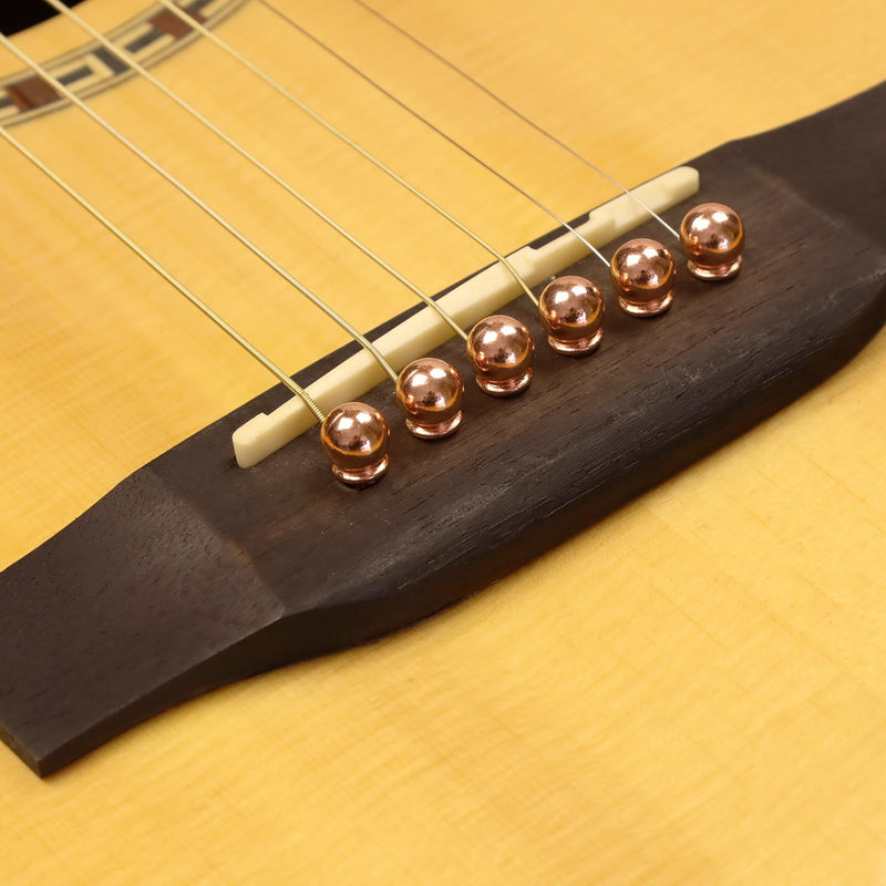 12 Pcs Acoustic Guitar Bridge Pins with Bridge Pin Puller Remover 2 Guitar Picks Guitar Pegs Guitar Parts Accessories Replacement Tools Kits