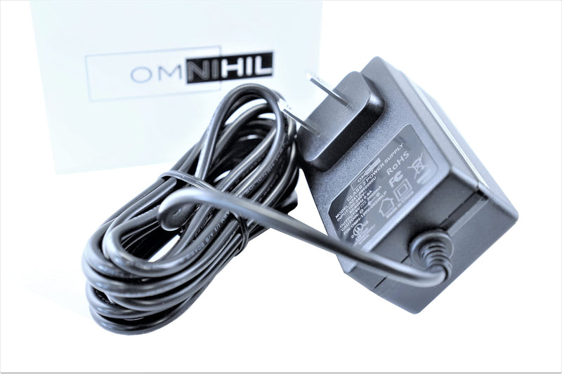 [UL Listed] Omnihil 8 Feet Long AC/DC Adapter Compatible with Roland JUNO-DS61