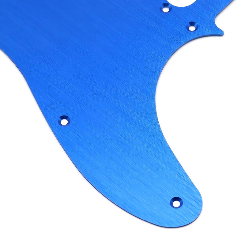 [AUSTRALIA] - 8 Hole Metal Anodized Aluminum TL Pick Guard Scratch Plate for Telecaster – Fits USA/Mexico Tele Style Durable Scratch Plate for Electric Guitar (Blue) Blue 